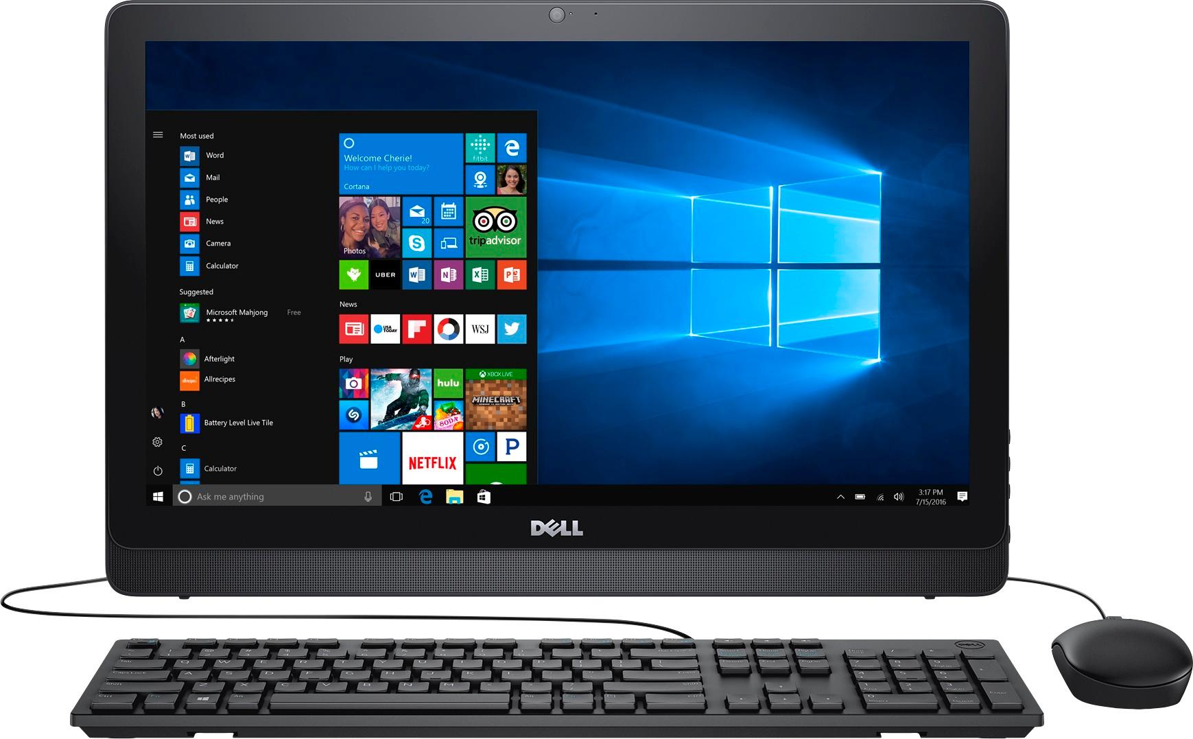 Best Buy: Dell Inspiron 21.5" Touch-Screen All-In-One AMD E2-Series 4GB Memory 1TB Hard Drive