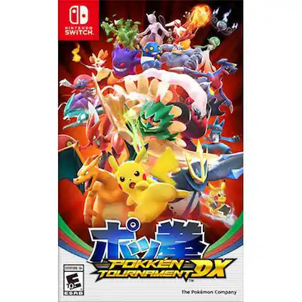 Front. Nintendo - Pokkén Tournament DX. - E10+ (Everyone 10+)
