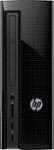 Front. HP - Slimline Desktop - Intel Core i7 - 12GB Memory - 1TB Hard Drive - Glossy Black.