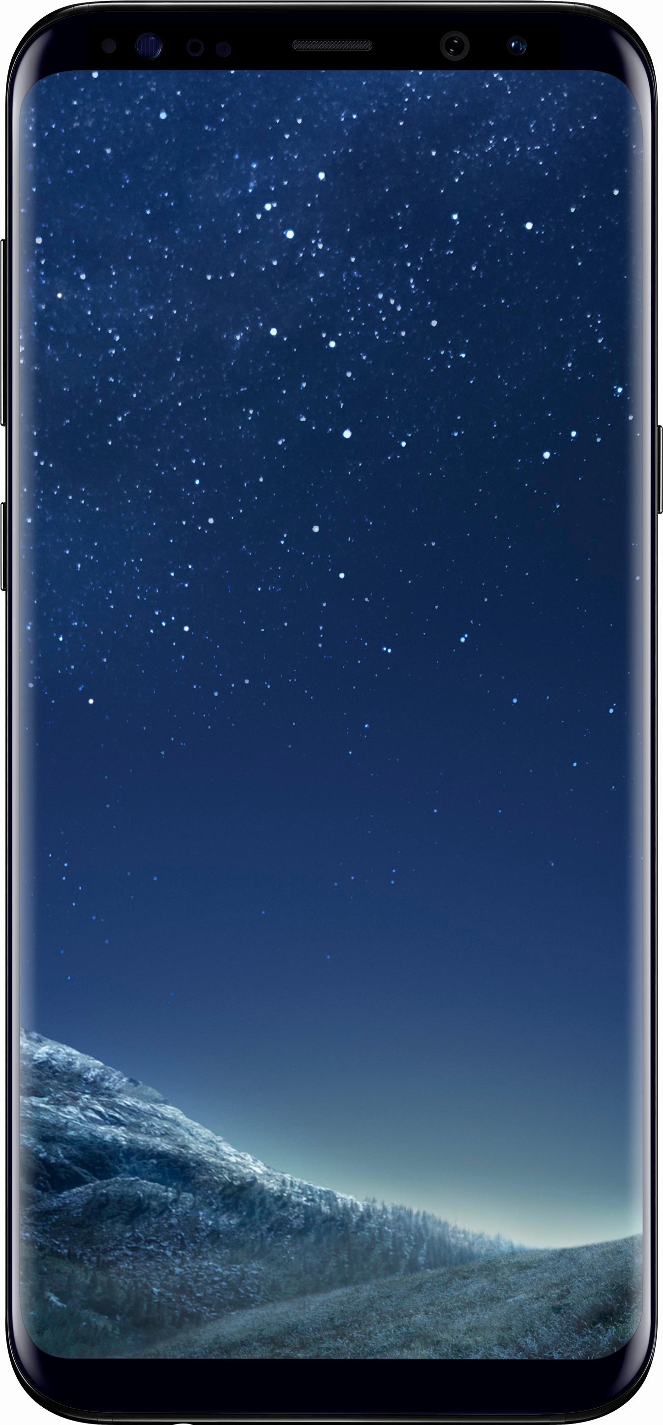 Total Wireless - Samsung Galaxy S8 Plus 4G with 64GB Memory Prepaid Cell Phone - Midnight Black