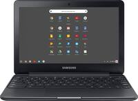 Front Zoom. Samsung - 11.6" Chromebook - Intel Celeron - 2GB Memory - 16GB eMMC Flash Memory - Black.