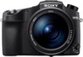 Front. Sony - Cyber-shot RX10 IV 20.1-Megapixel Digital Camera - Black.