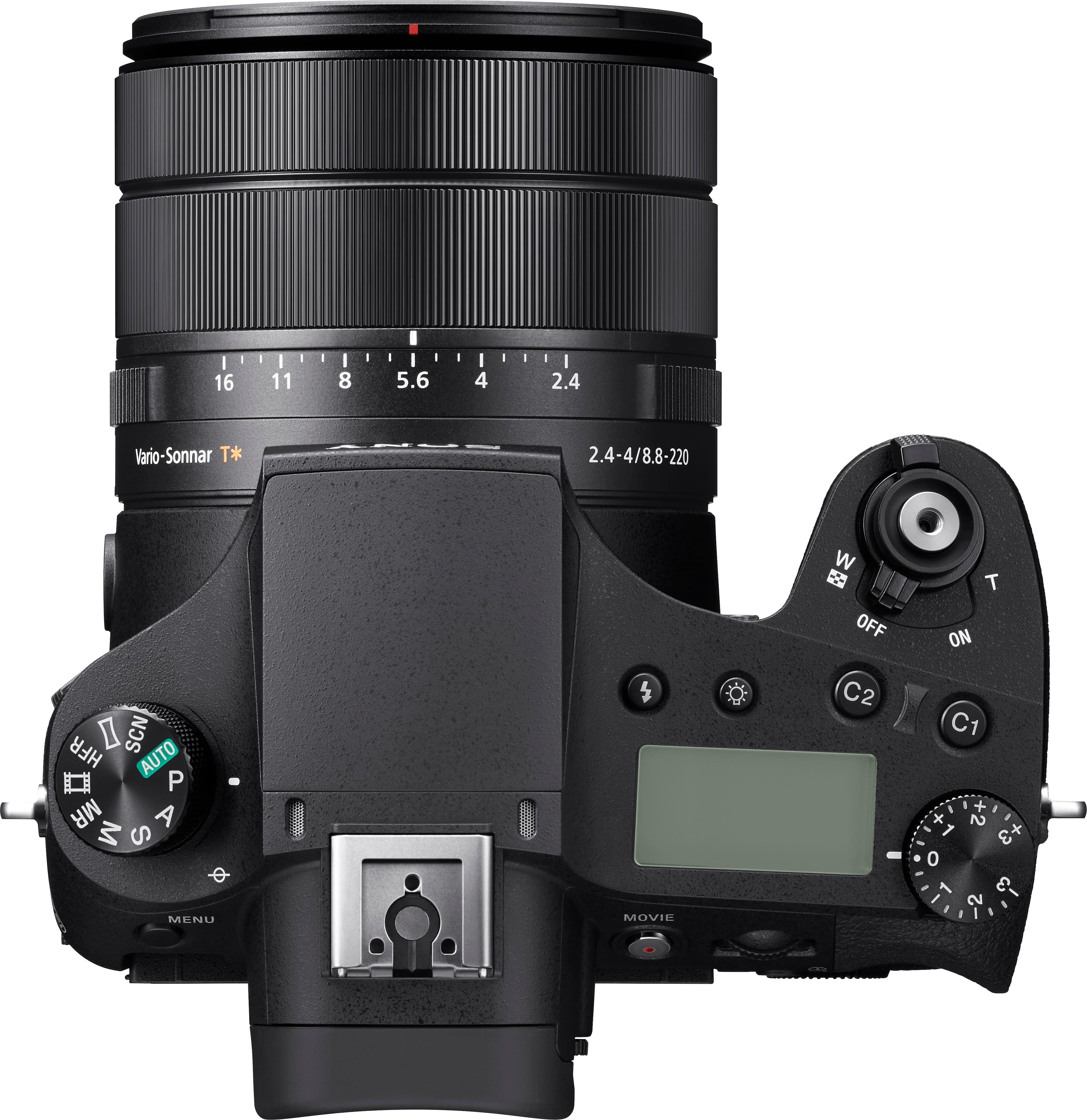 Sony Cyber‑Shot RX10 IV with 0.03 Second Auto-Focus & 25x Optical Zoom  (DSC-RX10M4), Black