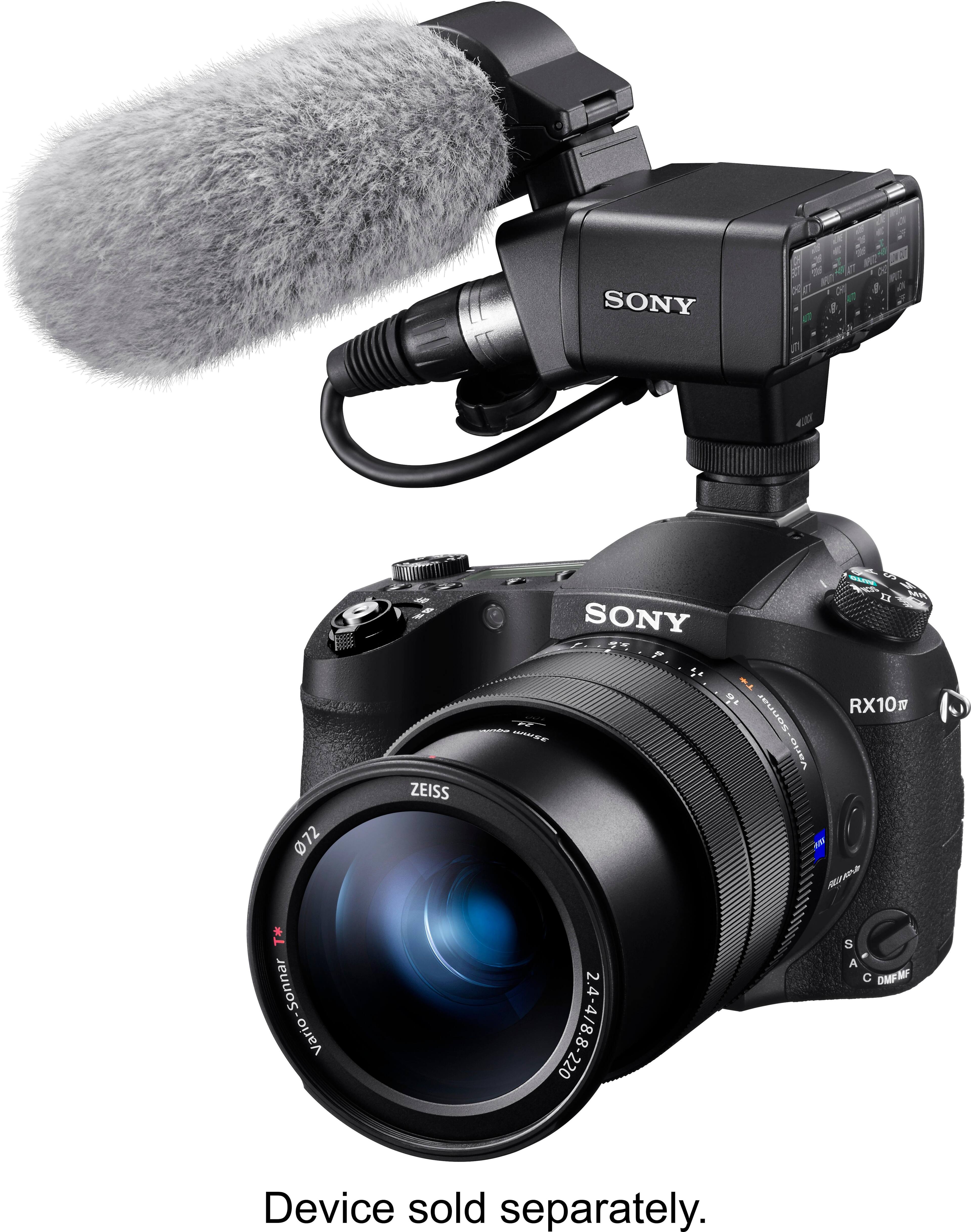 Alt View 20. Sony - Cyber-shot RX10 IV 20.1-Megapixel Digital Camera - Black.