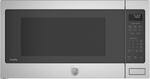 GE - Profile 2.2 Cu. Ft. Microwave - Stainless steel - Front_Standard
