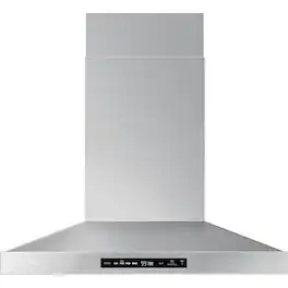 Samsung - 30 inches - Convertible - Wall Range Hood - Stainless Steel