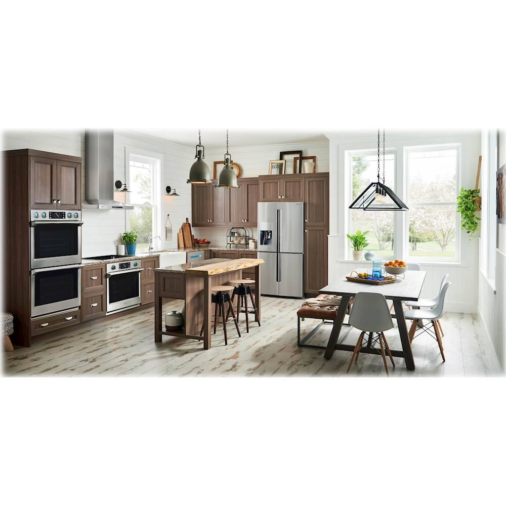 Alt View 18. Samsung - 30" Convertible Range Hood with WiFi - Stainless steel.