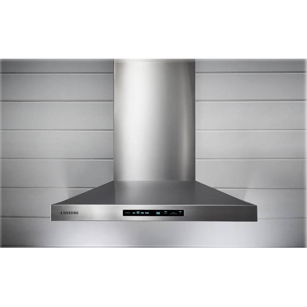 Alt View 13. Samsung - 36" Range Hood - Stainless steel.