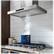 Alt View 15. Samsung - 36" Range Hood - Stainless steel.