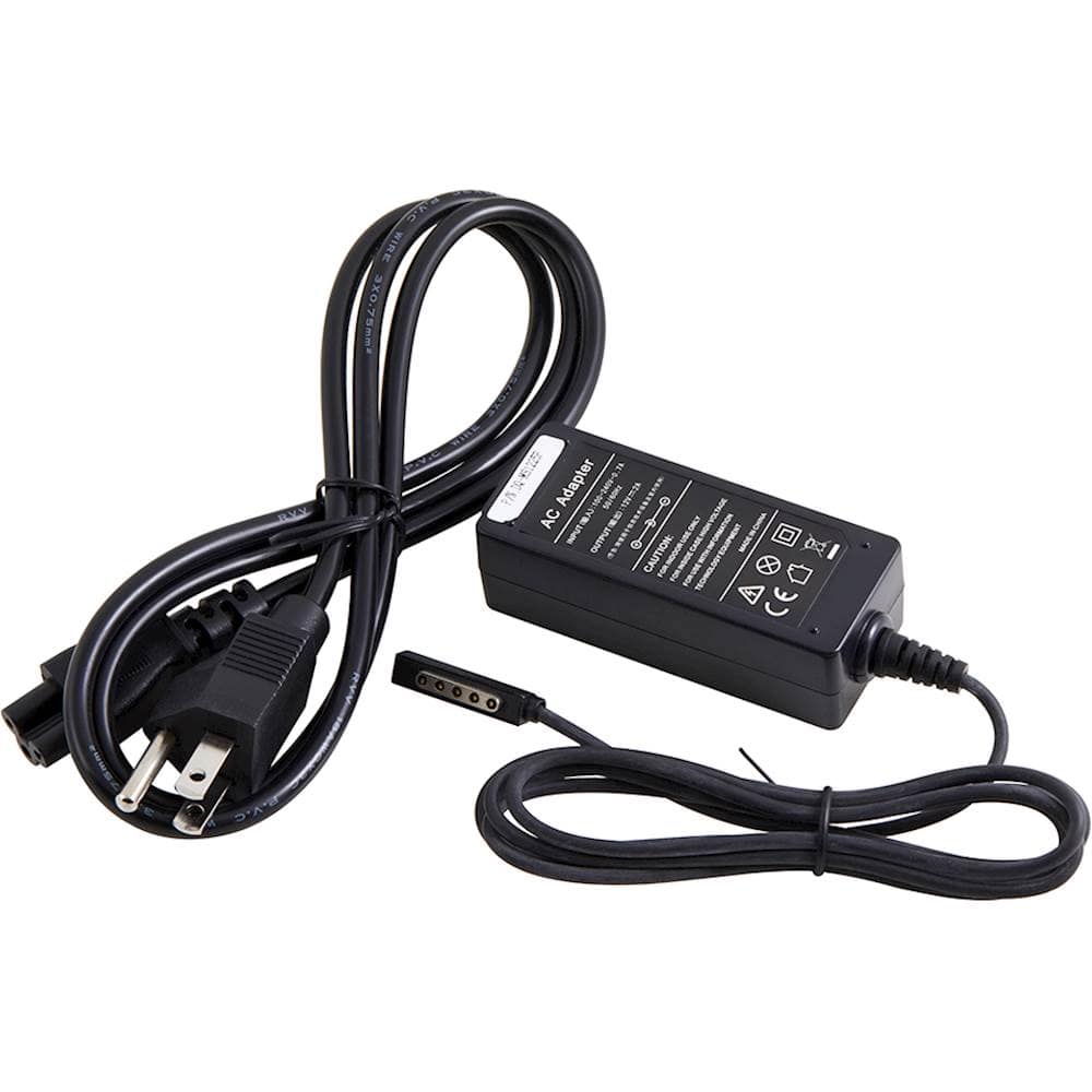 Front. DENAQ - AC Adapter - Black.
