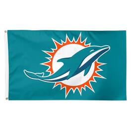 WinCraft - Miami Dolphins 3' x 5' Primary Logo Single-Sided Flag - Multicolor