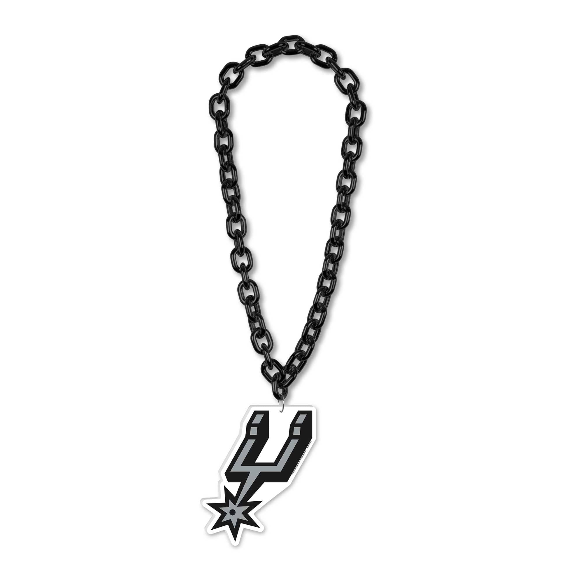 WinCraft - San Antonio Spurs Big Chain Logo Necklace - Multicolor price history on PriceWatchPro