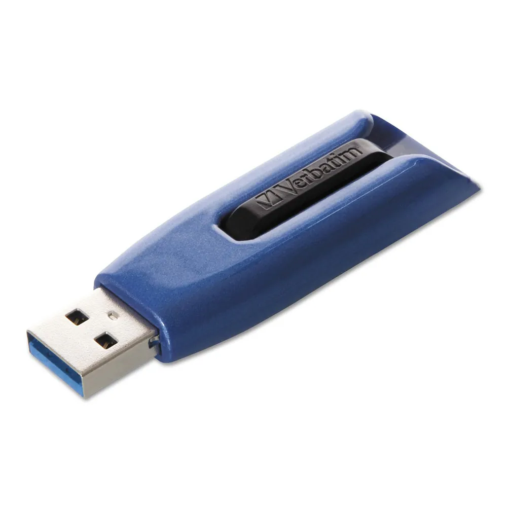 Verbatim - 49809 256 GB V3 Max USB 3.0 Flash Drive - Blue