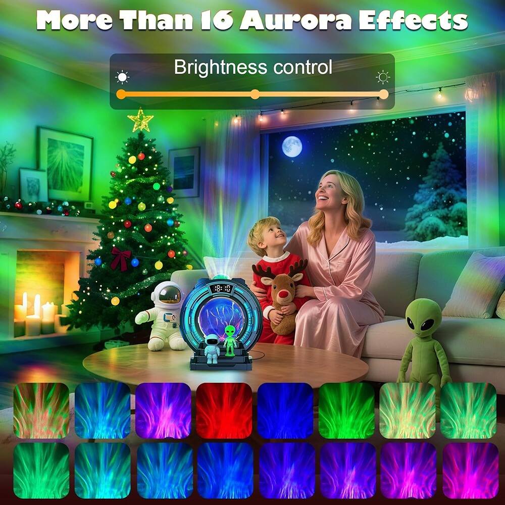 More Than 16 Aurora Effects

Brightness control