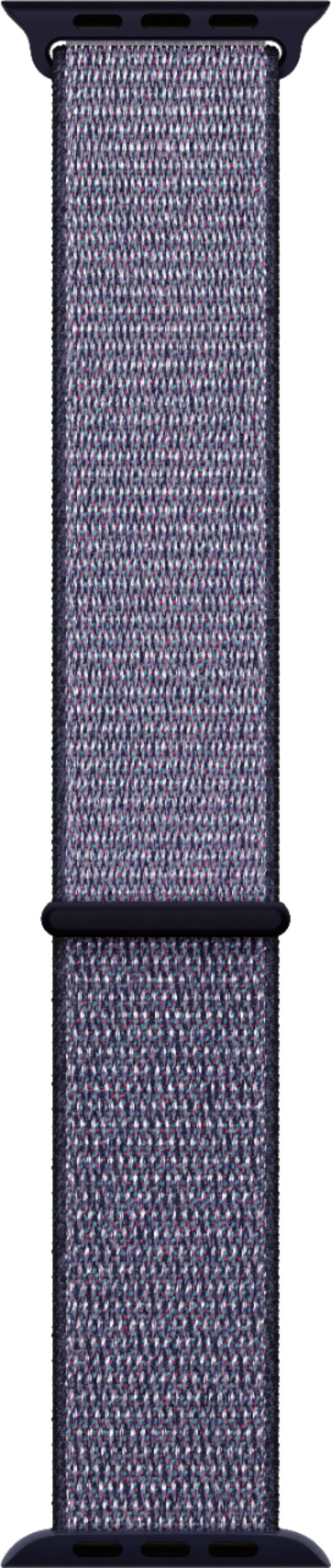 Angle. Apple - Sport Loop for Apple Watch™ 38mm - Midnight Blue.
