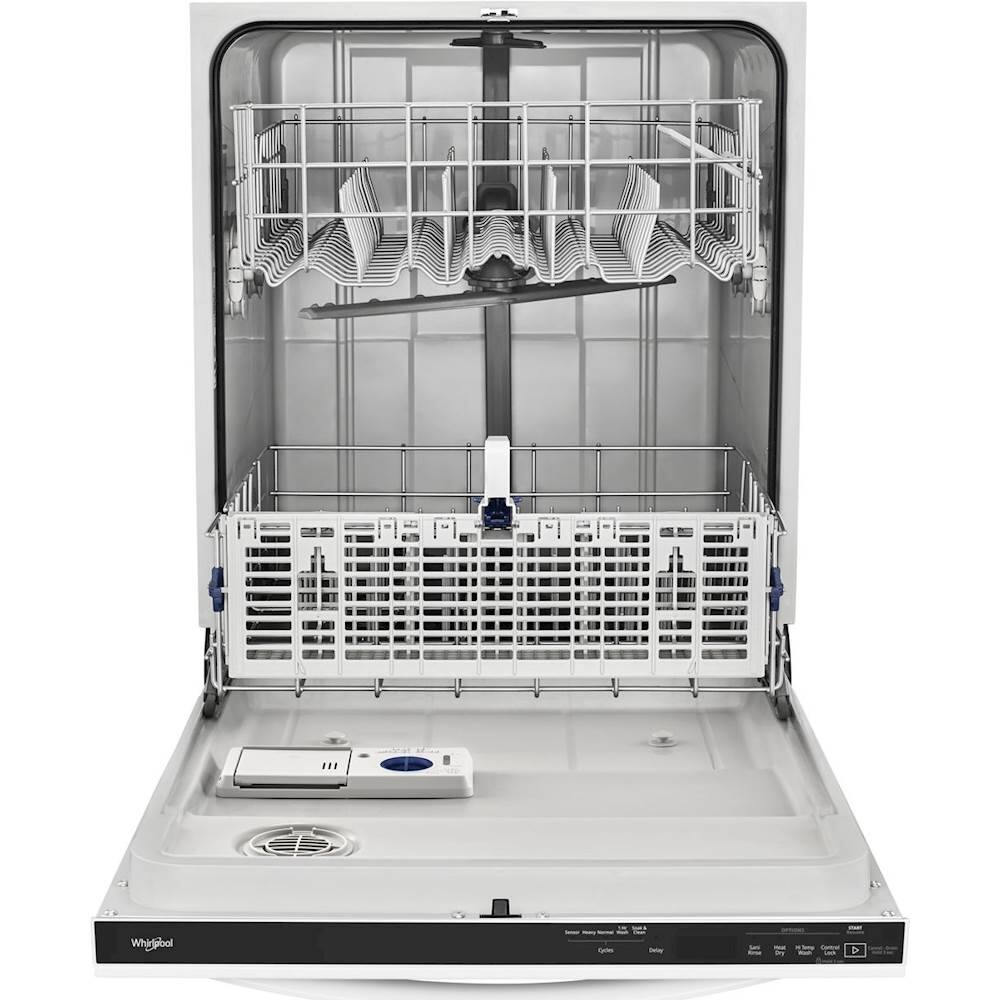 Whirlpool - 24" Tall Tub Built-In Dishwasher - White ...