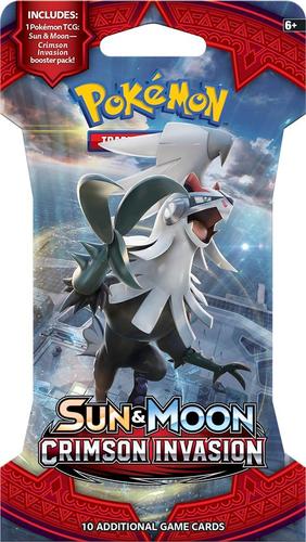 Pokémon - Sun & Moon - Crimson Invasion Sleeved Booster Trading Cards - Styles May Vary
