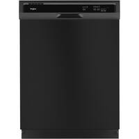 Whirlpool - 24" Tall Tub Built-In Dishwasher - Black - Front_Zoom