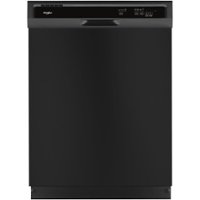 Whirlpool - 24" Tall Tub Built-In Dishwasher - Black - Front_Zoom