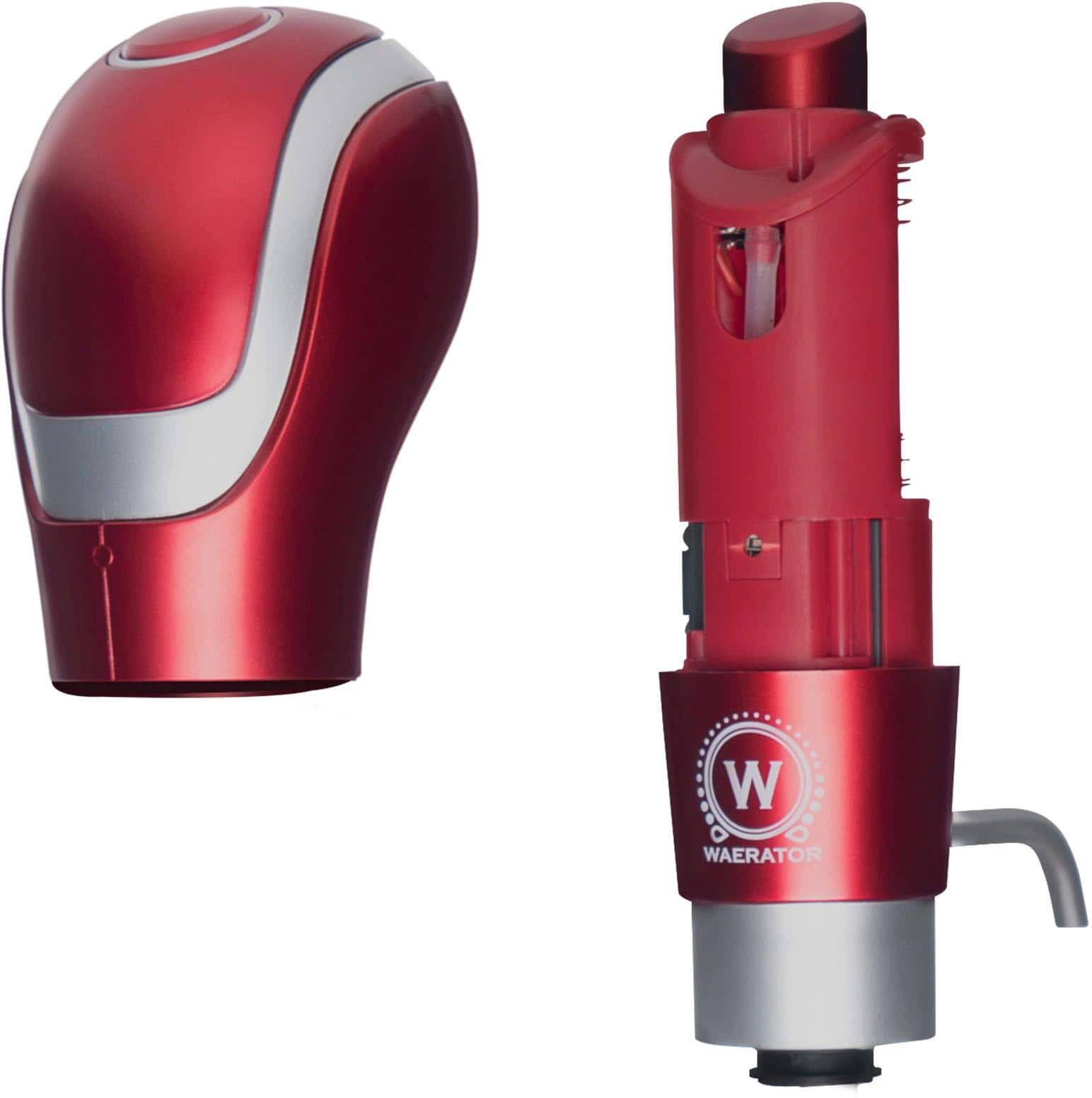 Angle. Waerator - Electronic Wine Aerator - Red.