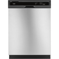 Whirlpool - 24" Tall Tub Built-In Dishwasher - Stainless steel - Front_Zoom