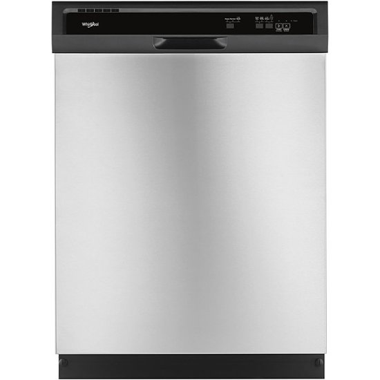 Front Zoom. Whirlpool - 24" Tall Tub Built-In Dishwasher - Stainless steel.