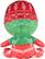Alt View 11. Stubbins - Holiday Sackboy Plush Toy - Red/Green/White/Black.