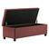 Alt View 11. Simpli Home - Avalon Rectangular Polyurethane Faux Leather Ottoman With Inner Storage - Red.