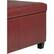 Alt View 14. Simpli Home - Avalon Rectangular Polyurethane Faux Leather Ottoman With Inner Storage - Red.
