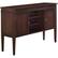 Front. Simpli Home - Carlton Collection Tall TV Media Stand - Tobacco Brown.