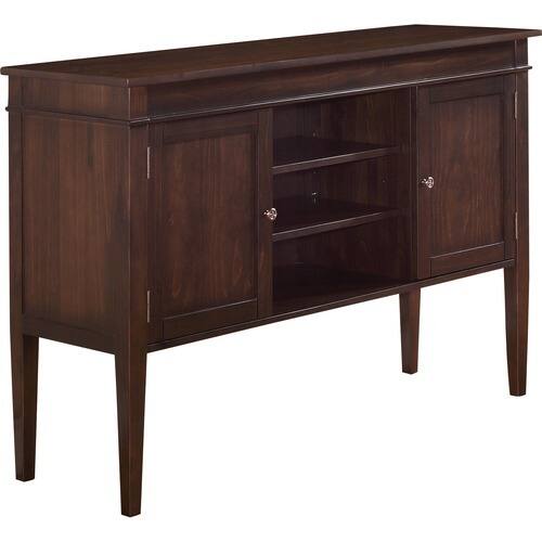 Simpli Home - Carlton Collection Tall TV Media Stand - Tobacco Brown