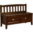 Simpli Home - Burlington Collection Entryway Storage Bench - Larger Front