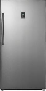 Insignia™ - 17.0 Cu. Ft. Frost-Free Upright Convertible Freezer/Refrigerator - Stainless steel - Front_Standard