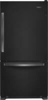 Whirlpool - 22.1 Cu. Ft. Bottom-Freezer Refrigerator - Black stainless steel - Front_Zoom
