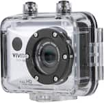 Angle Zoom. Vivitar - Action Camera with Remote - Silver.