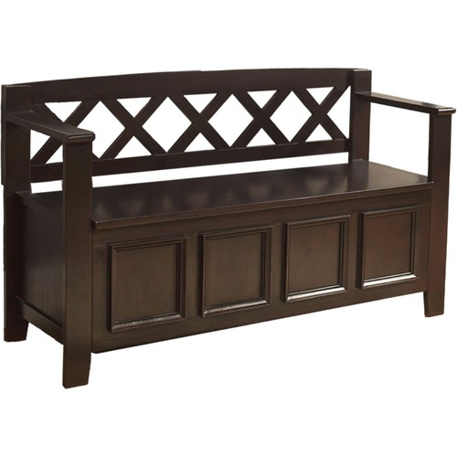 Simpli Home - Amherst Entryway Bench was $245.99 now $173.99 (29.0% off)