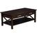 Front Standard. KITCHENER DARK WALNUT BROWN COFFEE TABL.