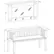 Alt View Standard 15. Simpli Home - Greyson Collection Entryway Storage Bench with Mirror.