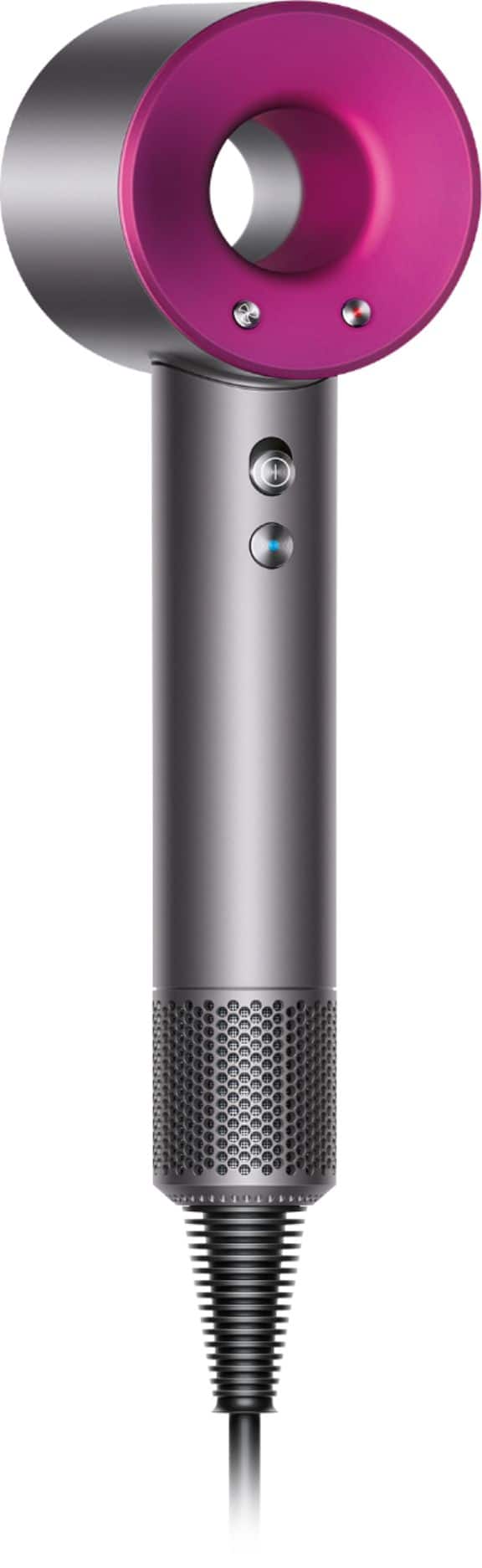 Alt View 18. Dyson - Supersonic™ Holiday Edition w/ Platinum Storage Case Hair Dryer - Iron/Fuchsia.