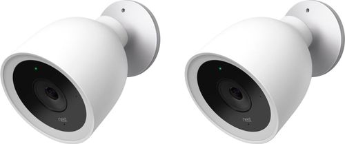 Rent to own Google - Nest Cam IQ Outdoor Security Camera (2-Pack) - White