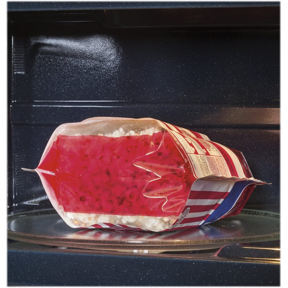 Alt View 13. GE - 1.9 Cu. Ft. Over-the-Range Microwave with Sensor Cooking - Black Stainless Steel.