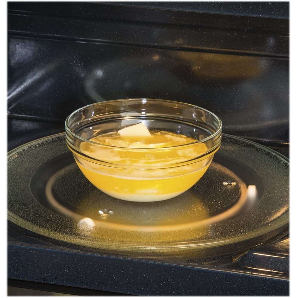 Alt View 14. GE - 1.9 Cu. Ft. Over-the-Range Microwave with Sensor Cooking - Black Stainless Steel.