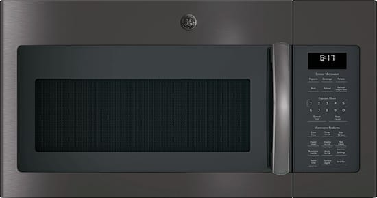 GE 1.7 Cu. Ft. Over the Range Microwave Black Stainless Steel