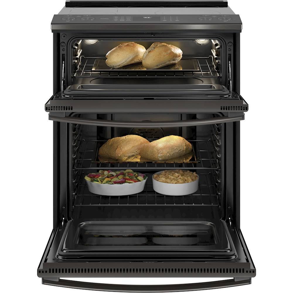 Best Buy GE 6.6 Cu. Ft. SlideIn Double Oven Electric Convection Range