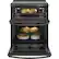 Alt View 14. GE - 6.6 Cu. Ft. Slide-In Double Oven Electric Convection Range.