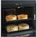 Alt View 17. GE - 6.6 Cu. Ft. Slide-In Double Oven Electric Convection Range.