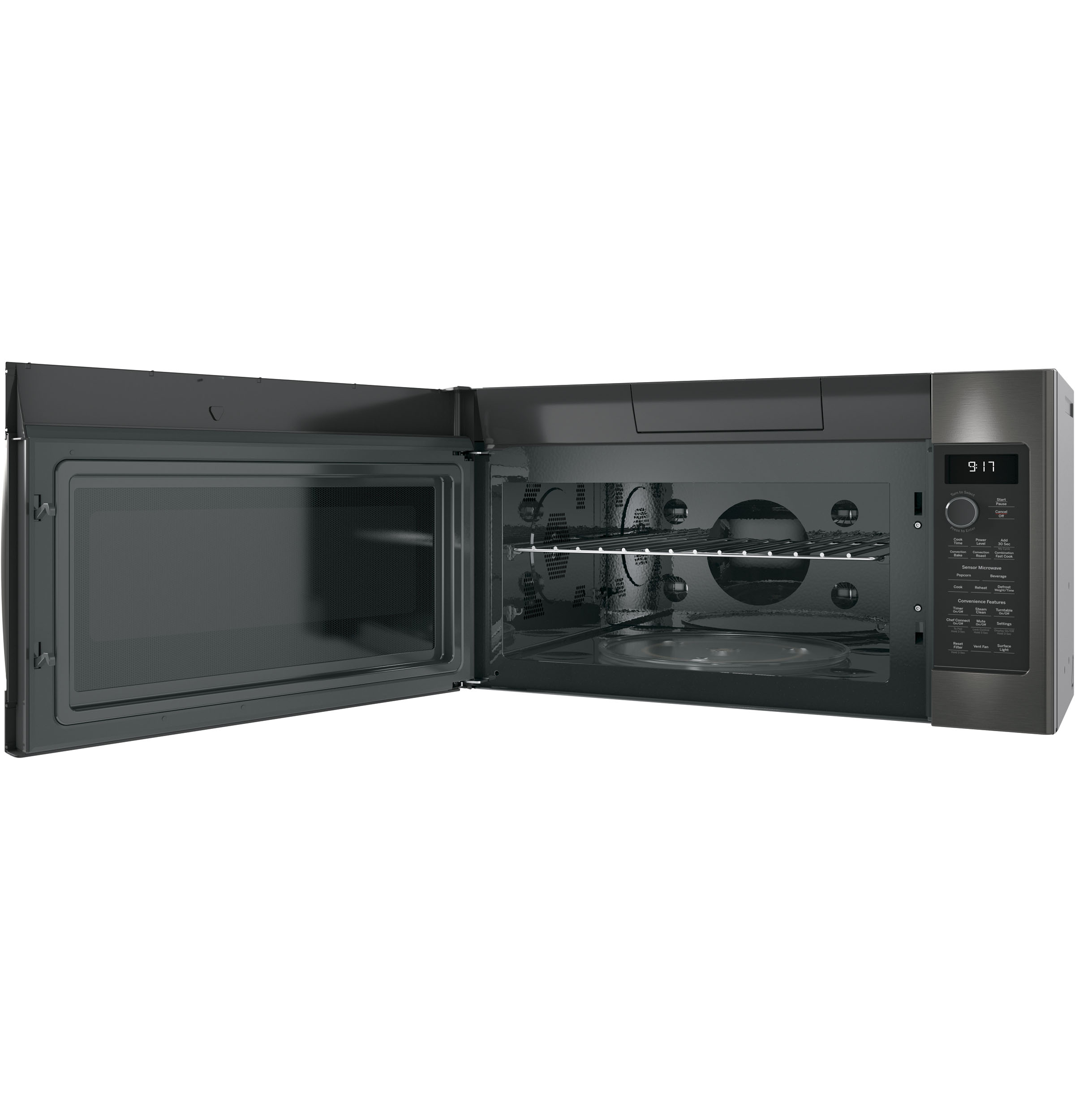 GE Profile - PVM9179BLTS - GE Profile™ 1.7 Cu. Ft. Convection  Over-the-Range Microwave Oven-PVM9179BLTS