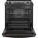 Alt View 12. GE - 5.3 Cu. Ft. Slide-In Electric Convection Range - Black Stainless Steel.