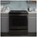 Alt View 13. GE - 5.3 Cu. Ft. Slide-In Electric Convection Range - Black Stainless Steel.