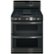 Front Zoom. GE - 6.8 Cu. Ft. Freestanding Double Oven Gas Convection Range - Black stainless steel.